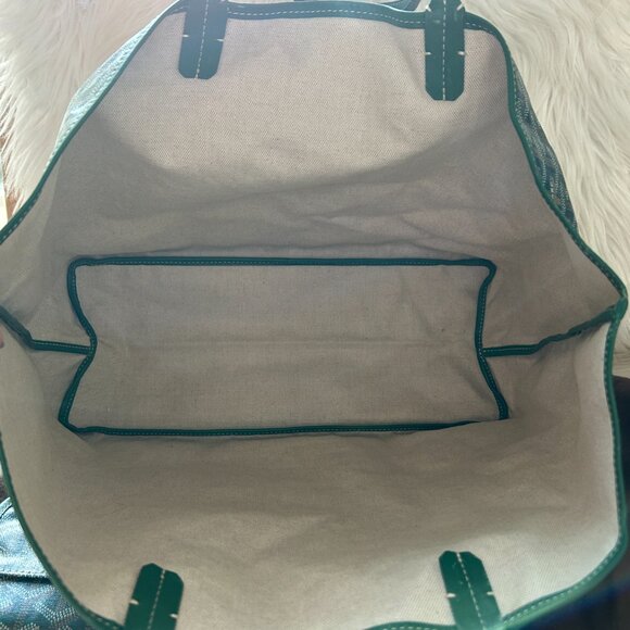 GOYARD Saint Louis PM in Green with Pouch - Picture 14 of 15